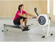 16-Level Dual-Rail Magnetic Rowing Machine, Advanced LCD Monitor, Wide Seat, Charcoal, 350 lb Capacity