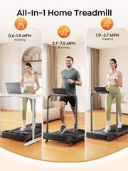 Folding Treadmill with Incline, 400lbs Capacity Treadmills for Home