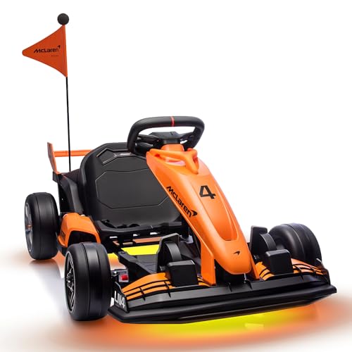 Ride On Licensed McLaren 36V 9Ah Electric Go Kart for Big Kids
