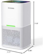 Dehumidifier, 60 OZ Water Tank, Dehumidifiers for Home, White