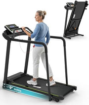 Treadmill for Seniors - 0.3mph Slow Start,Front & Long Handrails