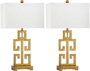 Greek Key Table Lamp Set of 2, 29" LIT4305A-SET2
