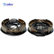 TrailerSupplies 12"x2" Electric Trailer Brake Kit, 4-Pack Self-Adjusting Assemblies for 7,000 lb Axles, Replaces, 5 Bolt Mount, Fits 15"-17.5" Wheels