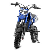 50cc 2-Stroke Kids Dirt Bike Small Gas Dirt Bike for Kids 8-14 Boys Blue
