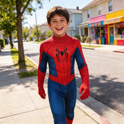 2026 New Halloween Spide Cosplay Costume, BDN Hero Costume Set, Cosplay Set Includes Jumpsuit with Mask, Unisex Halloween Party Best Birthday Gift, 100(2-3 Years)