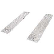 4000 lb Pair Aluminum Equipment Ramps 84 x 15 in