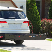 800 lb Heavy-Duty Folding Steel Cargo Carrier with Ramp