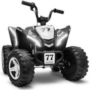 Kids Electric ATV 4 Wheeler, 24V Ride On Toy for Big Kids, White