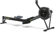 16-Level Dual-Rail Magnetic Rowing Machine, LCD Monitor, Standard Seat, Gray, 265 lb Capacity