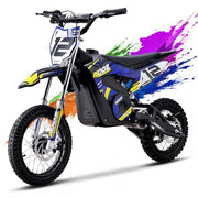 HP112E 36V 1000W Electric Dirt Bike Electric Motorcycle for Kids,Blue