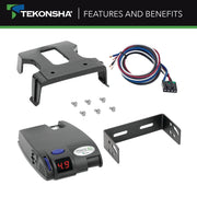 90160 Primus IQ, Proportional Brake Controller for Trailers with 1-3 Axles, compatible with, GM,. Wiring Harness Sold Separately.