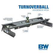 Turnoverball Gooseneck Hitch - GNRK1313 - Compatible with 2003-2009 2500 & 3500 Trucks and 2010-2012 2500 & 3500 Diesel Trucks (Non-Mega Only)