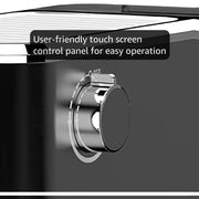 Espresso Machine with Touchscreen And Cold Brew 20Bar Pump,Stainless Steel Espresso Maker with Powerful Steam Milk Frother for Cappuccino Latte,Iced Americano