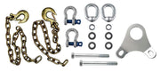 Ultimate Connection Safety Chains with Triangle Plate Grade 70 18000 lb Rating for 5th Wheel Towing - 3249