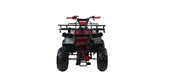 125cc ATV Quad 125cc ATV with Reverse, LED Lights, Big Wide Tires with Matching Rims 4 Wheeler for Youth and Children (Red Color)