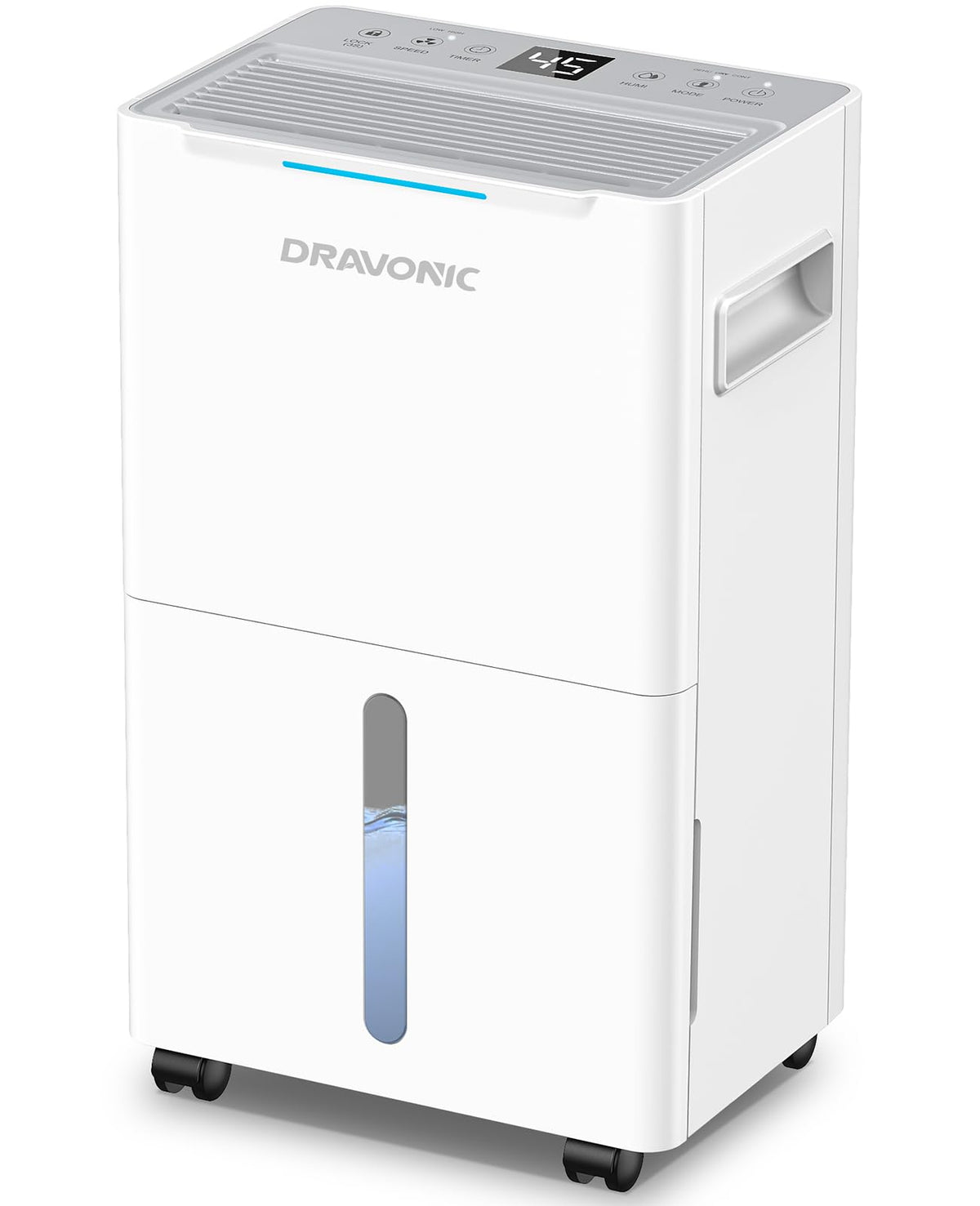1500 Sq.Ft Dehumidifier for Basement, 21 Pints, Compressor, Quiet Real compressor, auto-defrost, 40dB quiet mode, dual drainage w/ hose, child lock, energy efficient for basement & bedroom