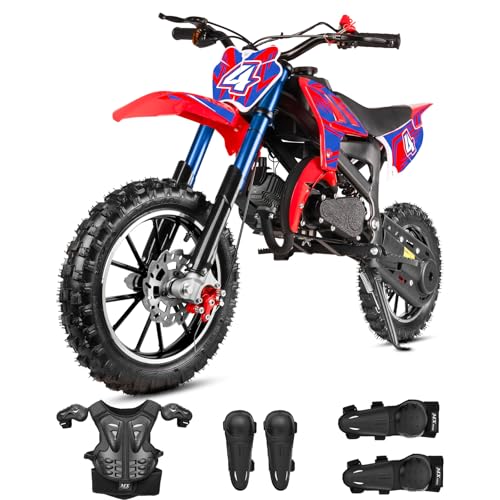 Dirt Bike for Teens 50cc Gas Powered 2 Stroke Off Road Youth Gas Bike Boys