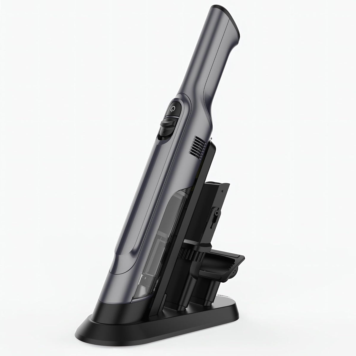 Handheld Vacuum Cordless, Lightweight 1.4lb with Powerful Suction, Charging Dock, Single Touch Empty and Detachable Dust Cup, Portable Mini Car Vac for Home Office and Pet Hair (Stardust Silver)
