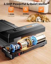 20% Auto Incline Treadmills for Home, Foldable Walking Pad Treadmill