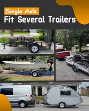 Trailer Leaf Spring Kit 3500lb Single Axle 4 Leaf Spring Kit