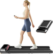 Foldable Walking Pad Treadmill, Walk and Jog, Under Desk