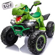 24V 2 Seater Kids ATV, Dinosaur Toys w/Parents Control, XL 4 Wheeler