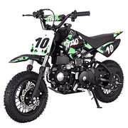 110cc Dirtbike Pit Bike ‎10" Wheels Youth Tao DB10 Kids Motocross Fully Automatic DirBike (Green)