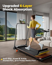 Walking Pad Treadmill with Handle Bar for Home Office