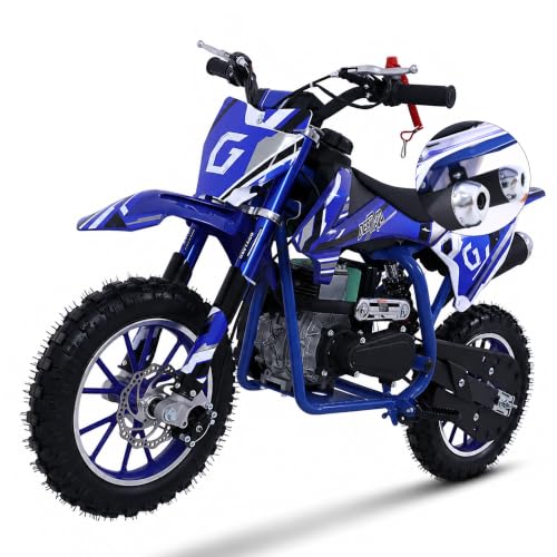 50cc Gas Dirt Bike for Kids 8-14, 4-Stroke Mini Dirtbike