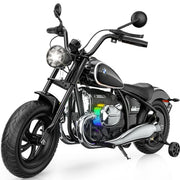 Licensed BMW 24V Kids Electric Motorcycle for Kids 5-8, Black