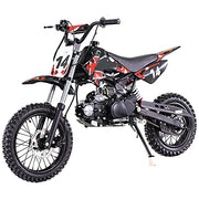 110cc Dirt Bike Kids Dirt Pitbike, Red