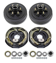 Trailer 6x5.5" Hub Drum Kit + 12"x2" Self-Adjusting Electric Brakes