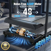 Foldable Treadmill, 15% Auto Incline, 300 lb, 8.8MPH, Heart Rate
