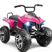 XL 24V ATV, 4 Wheelers for Kids Ages 6-14, 2 Seater, Rosy