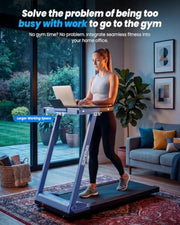 Portable Mini Walking Pad Treadmill with Incline for Home Small