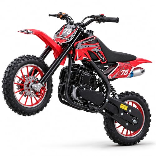 49cc Kids Dirt Bike, 4-Stroke Gas Powered Mini Motorcycle for Kids 8-14