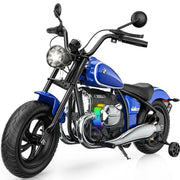 Licensed BMW 24V Kids Electric Motorcycle for Kids 5-8, Blue