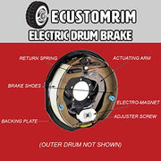 OTRIEK Trailer Brakes – 2 Pair 12x2 Electric Trailer Brakes, 7,000 lb Trailer Axle - Trailer Brake Kit, Electric Trailer Brakes, Trailer Brake Assembly, 7k Trailer Brakes