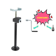 RV Slide Out Support Jacks (Set of 4) - 20,000lb Heavy Duty Rv Stabilizer Jacks Support, 21"-49" Quick-Lift Adjustable - Power Drill & Hand Crank Compatible for Campers, Travel Trailers & RVs
