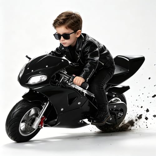 50cc Mini Motorcycle, Gas Pocket Bike for Teens, 2-Stroke Mini Dirt Bike