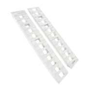 72 inch X 15 inch 6500LBS Aluminum Trailer Ramps Total Beavertail Hook End 1 Pair 2 Ramps
