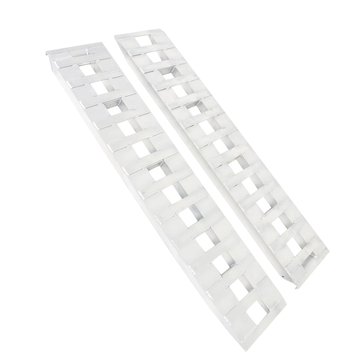 72 inch X 15 inch 6500LBS Aluminum Trailer Ramps Total Beavertail Hook End 1 Pair 2 Ramps