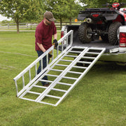 6000 lb Tri-Fold Aluminum Loading Ramp 10 ft