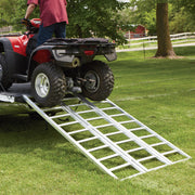 6000 lb Tri-Fold Aluminum Loading Ramp 10 ft
