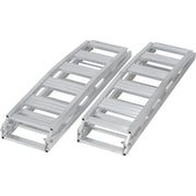 1500 lb Pair Aluminum Arched Loading Ramps 90 x 12 in