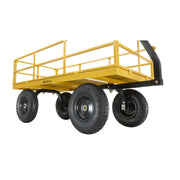 1200 lb Steel Utility Cart with Removable Sides