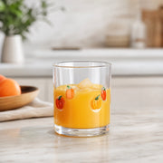 Qocolcyl Halloween Embossed Glass Cups Set,Ghost Pumpkin Bat Black Cat Clear Tumbler Mugs,Holiday Drinking Glassware for Coffee Cocktail Juice Halloween Party Table Kitchen Decor Supplies