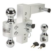 12000 lb Adjustable Dual-Ball Hitch with Hook Slot