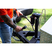 3500 lb Side-Wind Electric Trailer Jack for Pipe-Mount Couplers