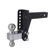 14000 lb Dual-Ball Adjustable Steel Hitch 6 in Drop / 5-1/8 in Rise